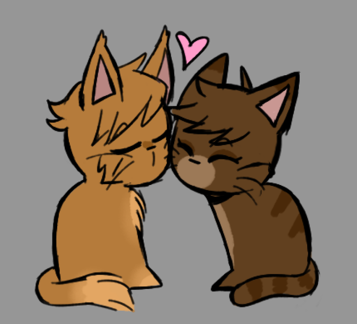 OakieBun12's tweet photo. turns them into cats ❤💚 https://t.co/5lfX6SEEX9