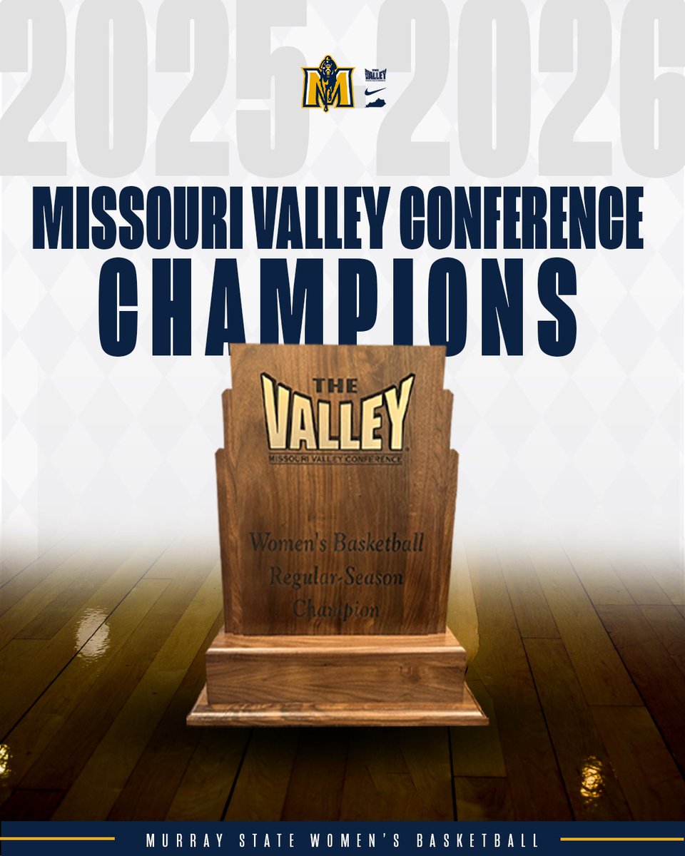 RacersWBB's tweet photo. THE VALLEY RUNS THROUGH MURRAY, KENTUCKY 🏆

#GoRacers🏇 | @MVCsports https://t.co/YD99q7bNNS