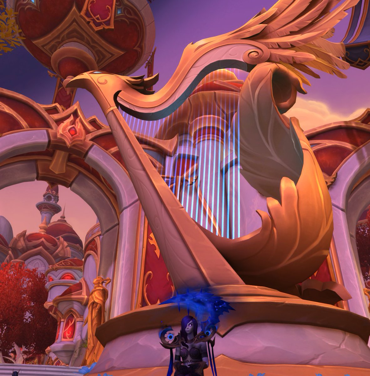 Love they added this place you can just sit and relax listening to the harp music.