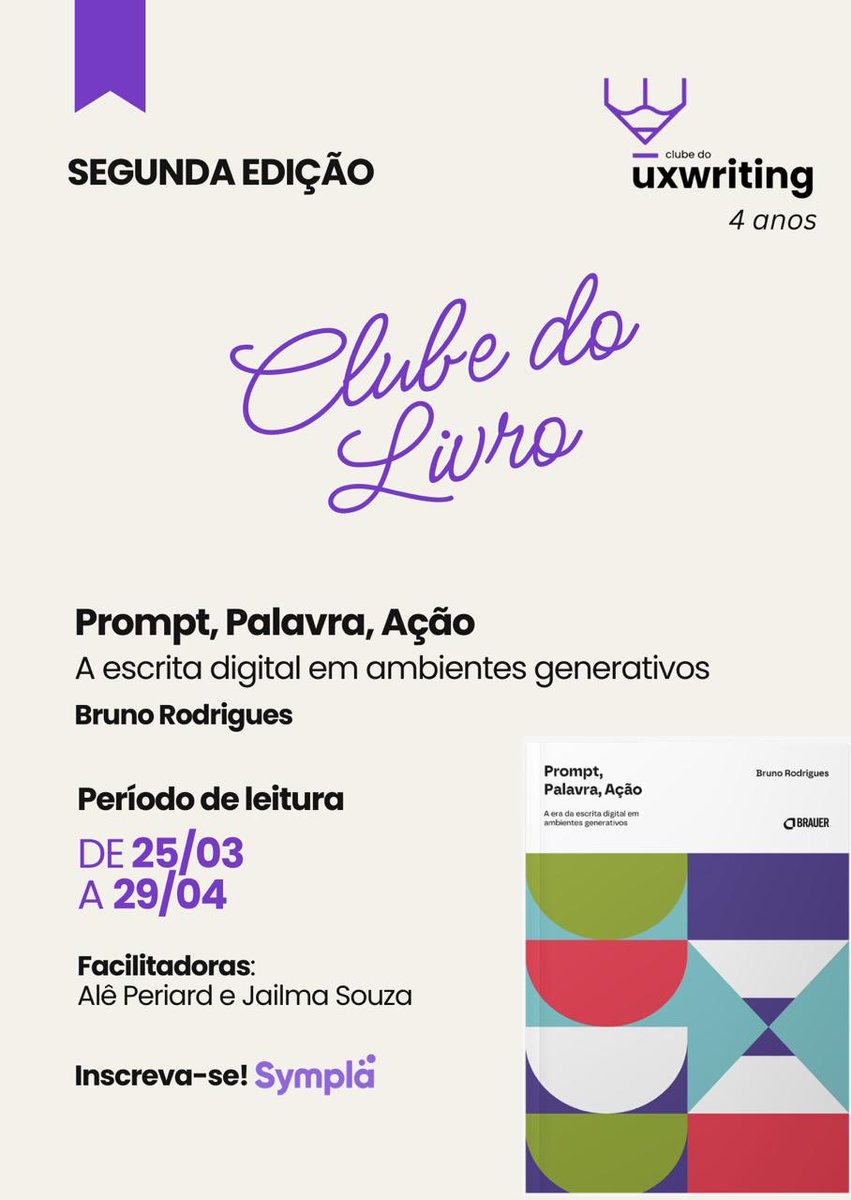 Clube do UX Writing ✍️💜 tweet media