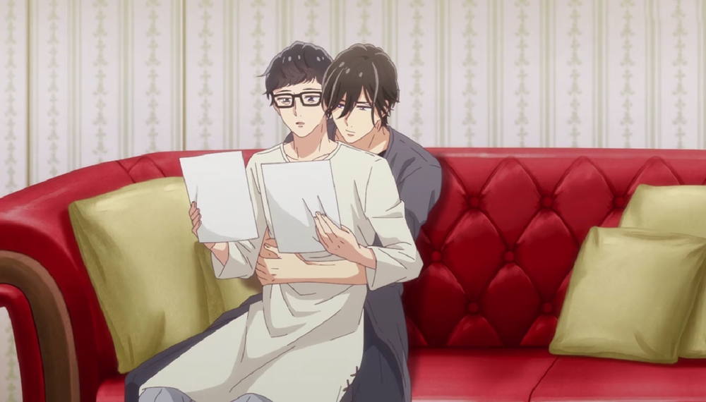 AnimePowered's tweet photo. Your boyfriend might be a bit too possessive if you can't even read a batch of documents without being sat on his lap. 🤷♂️😊
(Anime: Isekai Office Worker: The Other World's Books Depend on the Bean Counter, Episode 8).
#Kondou and #Aresh