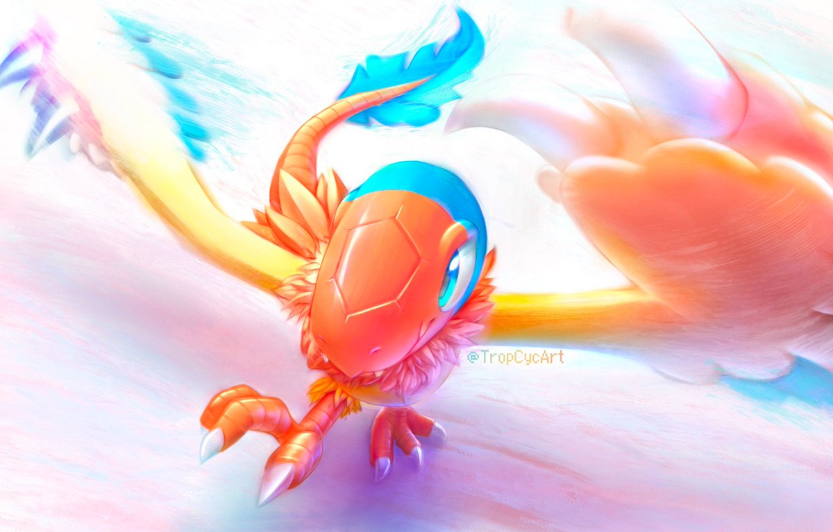 TropCycArt's tweet photo. Roc Birb #archen #pokemon #art https://t.co/nz6d3JkLaf