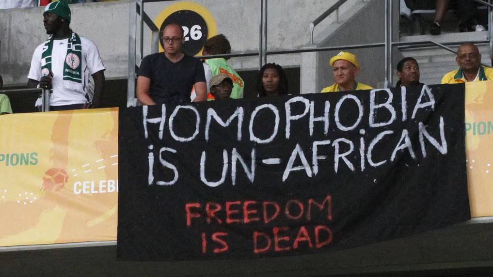 TheRainBowNavy2's tweet photo. 🕯️ On This Day in LGBTQ+ History: February 26

⚠️ February 26, 2014: Nigeria’s Same Sex Marriage Prohibition Act moves into active enforcement...

See Full Post:  https://t.co/5GqXFZHUru 

#LGBTQHistory #HumanRights #Decriminalize #LGBTQNigeria https://t.co/O9x5omaxEG