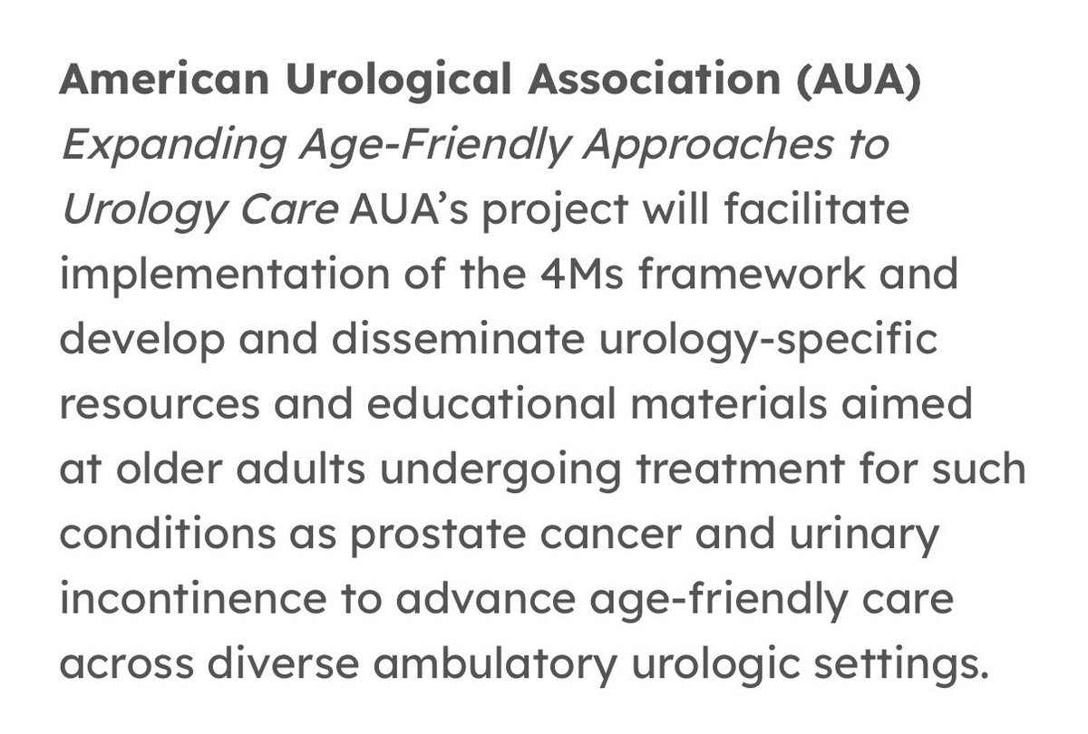 m_e_nielsen's tweet photo. Grateful to have @UNCurology as a participating site in this important work #AgeFriendly https://t.co/tgjfeZN7tE
