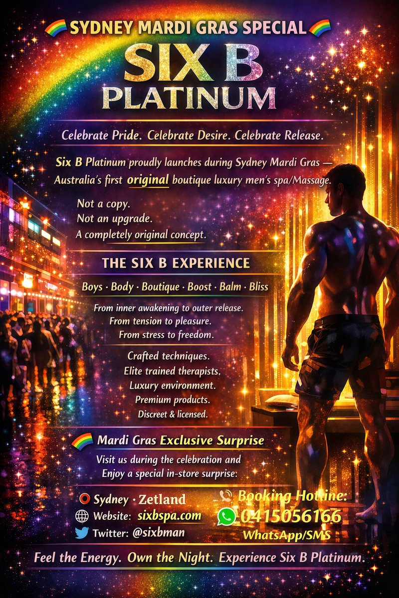 sixbman's tweet photo. Mardi Gras Special🌈
https://t.co/p5MHSSLnNi
#MardiGras https://t.co/XRnsVwxviA