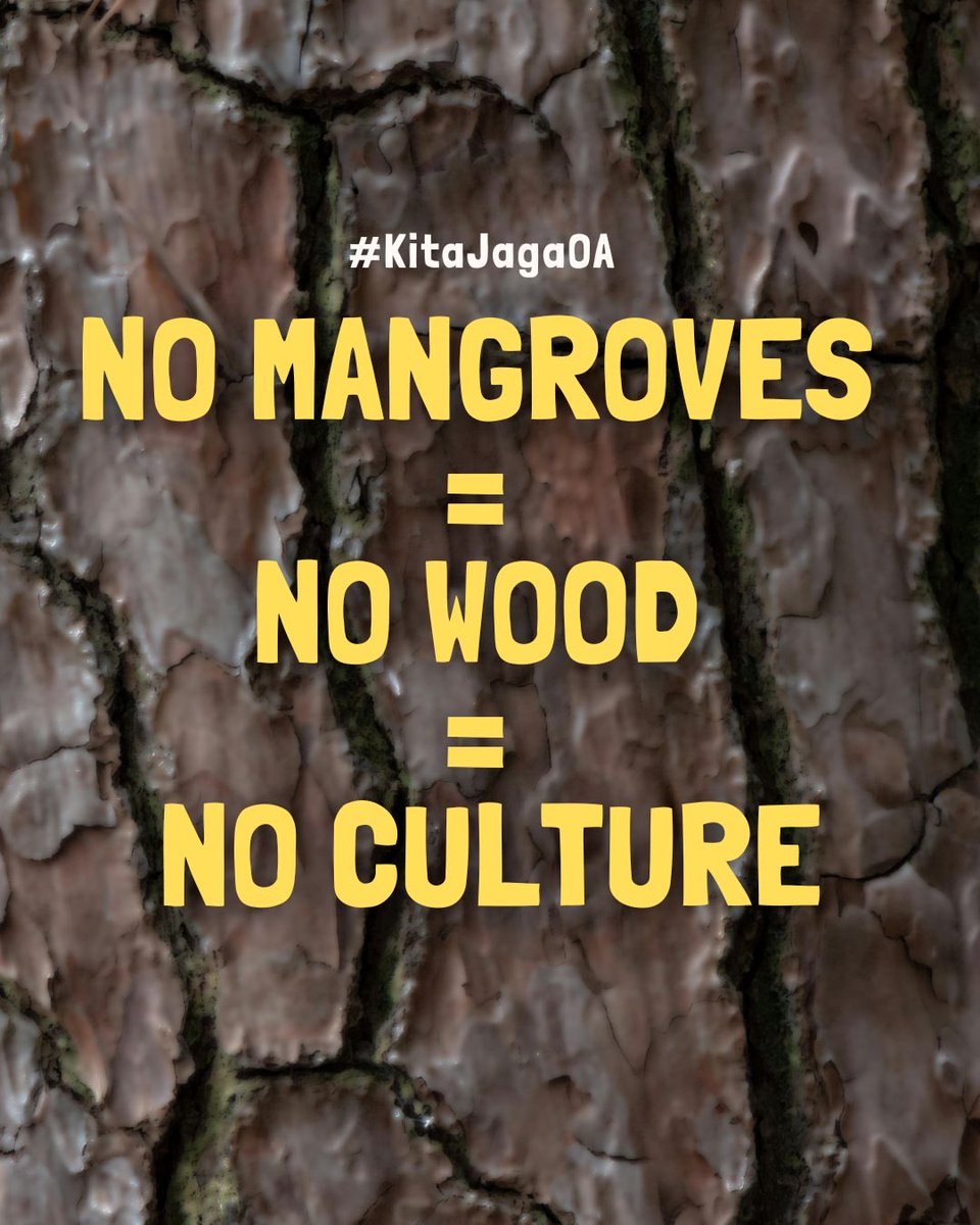 ShaqKoyok's tweet photo. Surprising Selangor! 

The Mah Meri people's unique culture is the front of Visit Selangor tourism, and yet the very important mangrove they rely on is going to be destroyed for a 15km port development for shipping. #kitajagaoa #mahmeri #pulaucarey #selangor https://t.co/uJUL57Uuny