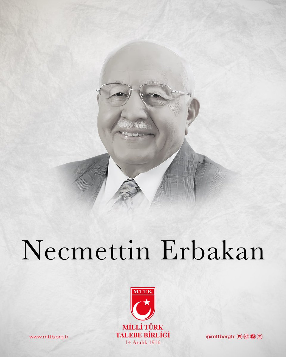 Vefatının sene-i devriyesinde Prof. Dr. Necmettin Erbakan Hoca’yı rahmetle yâd ediyoruz.