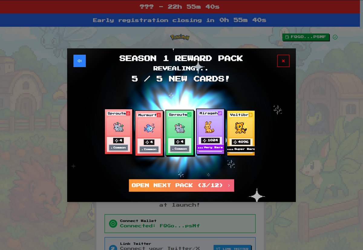 not a bad pull from my 3rd pack <a href="/playponzimon/">Ponzimon</a> !!
sign up for early reg not much time left  ponzimon.com/?referral=FQGo…