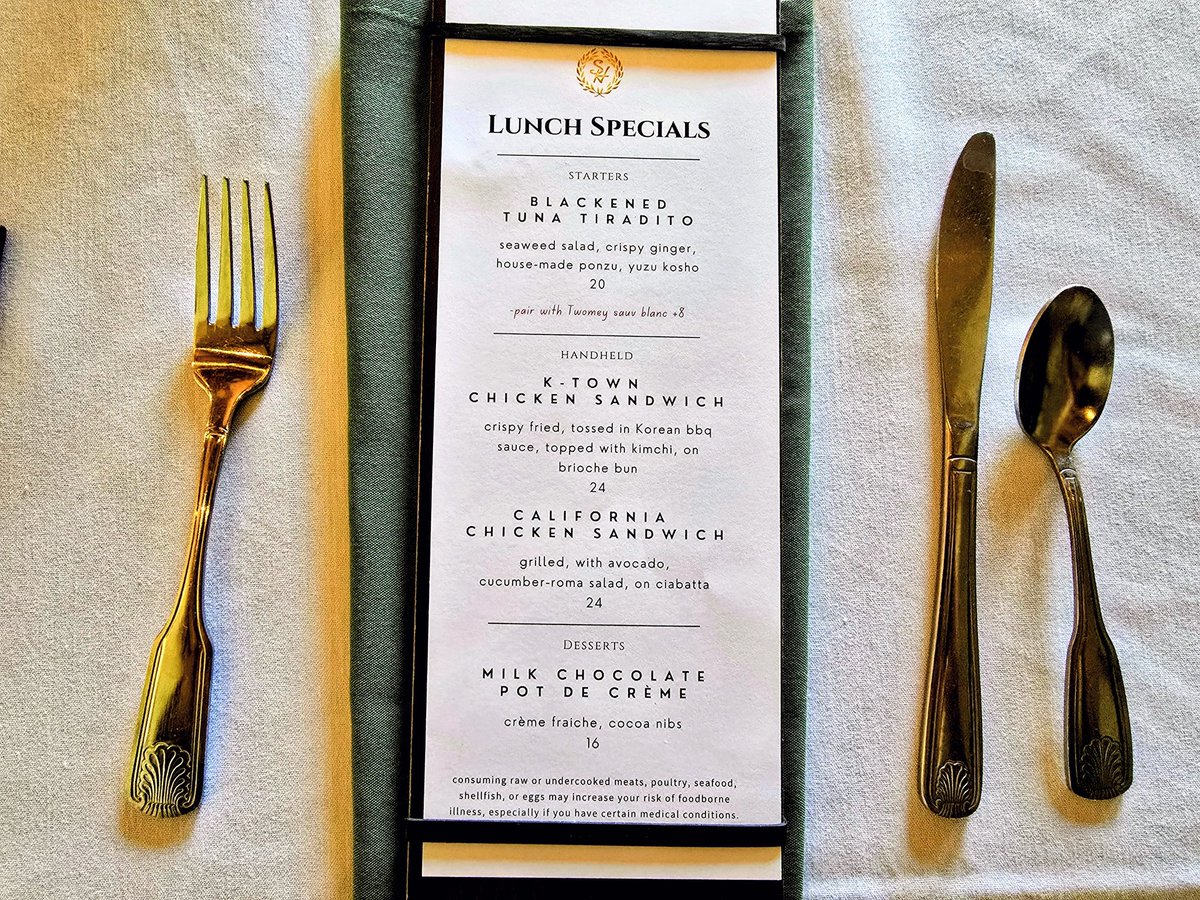 MuddSean's tweet photo. A peek at new lunch menu items at South Hills Country Club.... https://t.co/Np0HPJKurS