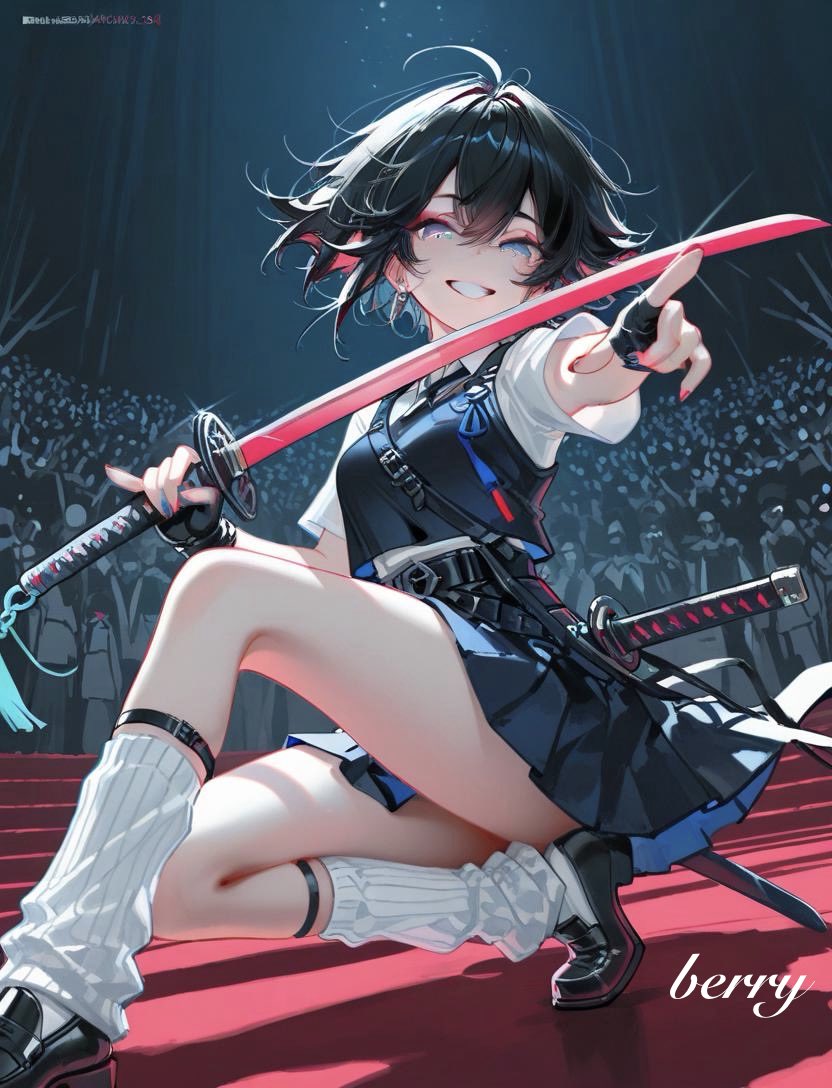 こんにゃんᐢ ̥_ ̫ _ ̥ᐢ♡です これ以上忙しくするなら斬っちゃうよ