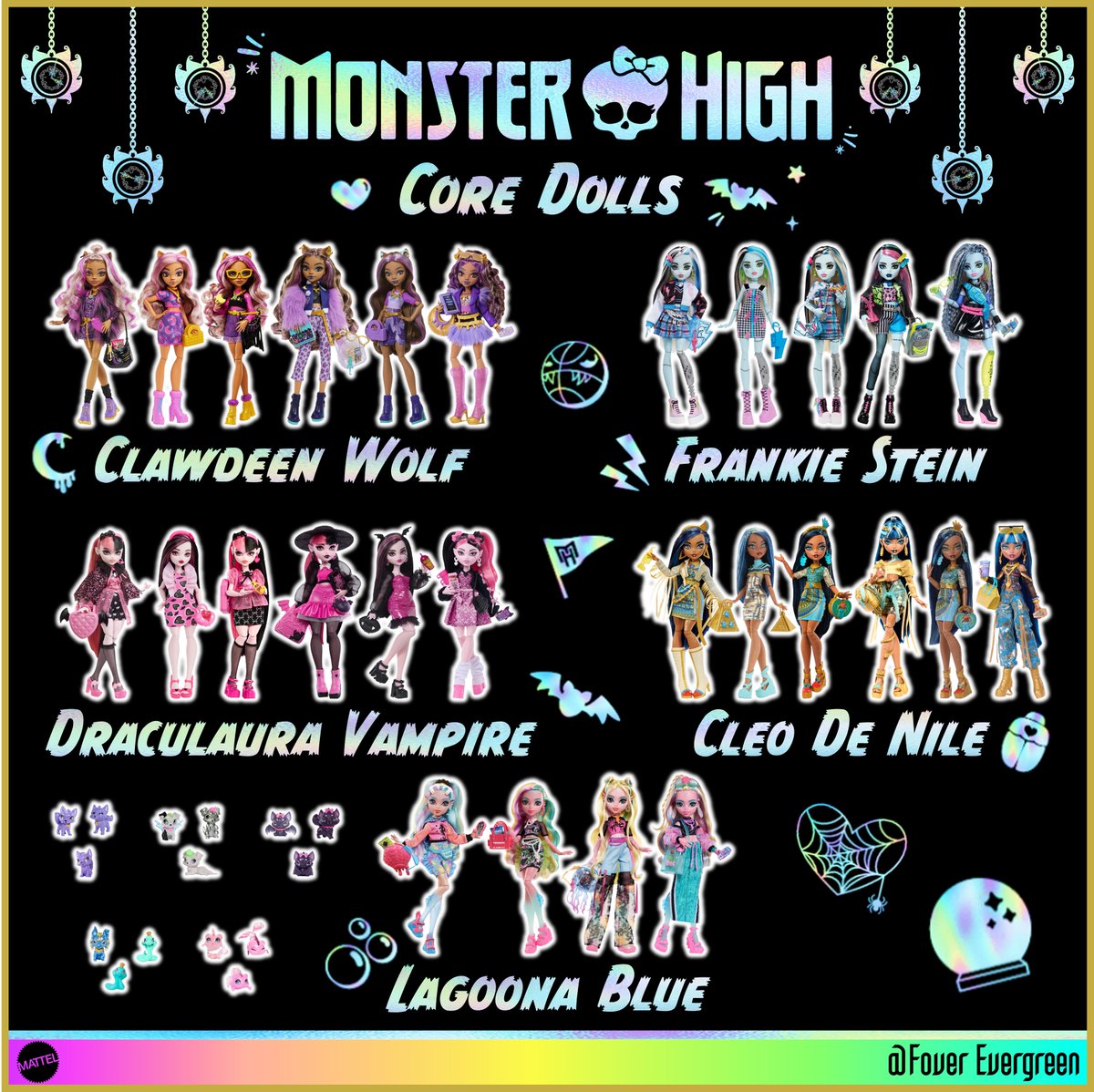 Espero que la G3 tambien le de la oportunidad de reinventarse a otros personajes, asi como la G1 se las dio a ellas #MonsterHigh