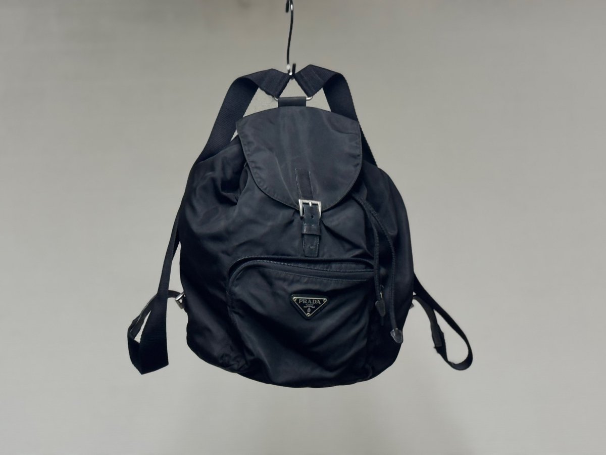 new arrival special item → prada nylon logo backpack プラダの