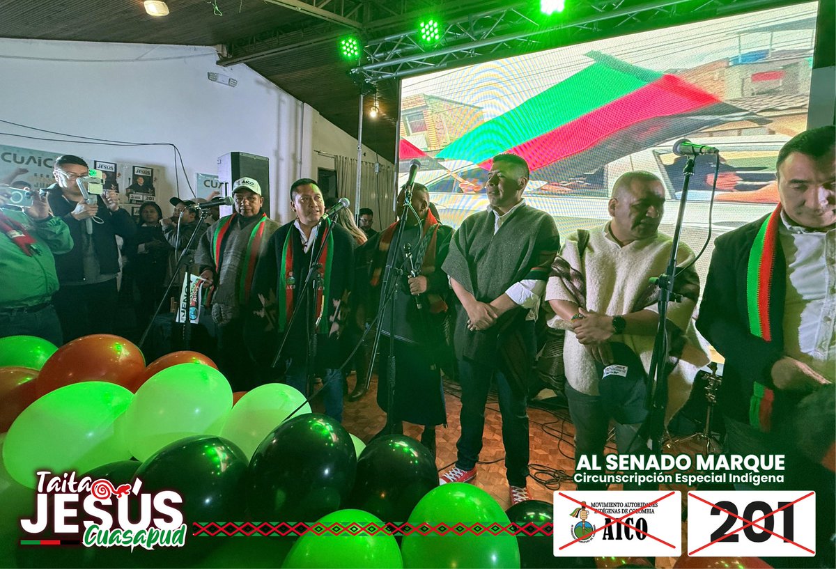 JesusCuasapud's tweet photo. Estamos en el primer cierre de nuestra campaña, un encuentro que demuestra que este proceso ha crecido con fuerza y convicción en cada territorio. La energía de la gente, el respaldo decidido confirman que estamos listos para dar el paso hacia el Senado por la  Especial Indígena. https://t.co/3f7IQtxtet