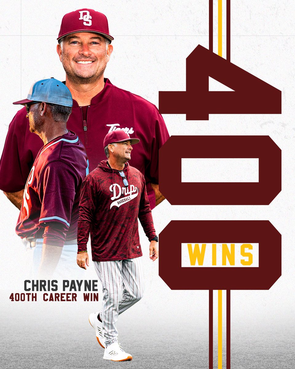 Tigers take Game 2 8-0! This win was Coach Paynes 400th as the head coach of the Tigers! Naturally the BAMO chain goes to Coach Payne! #BAMO #400wins