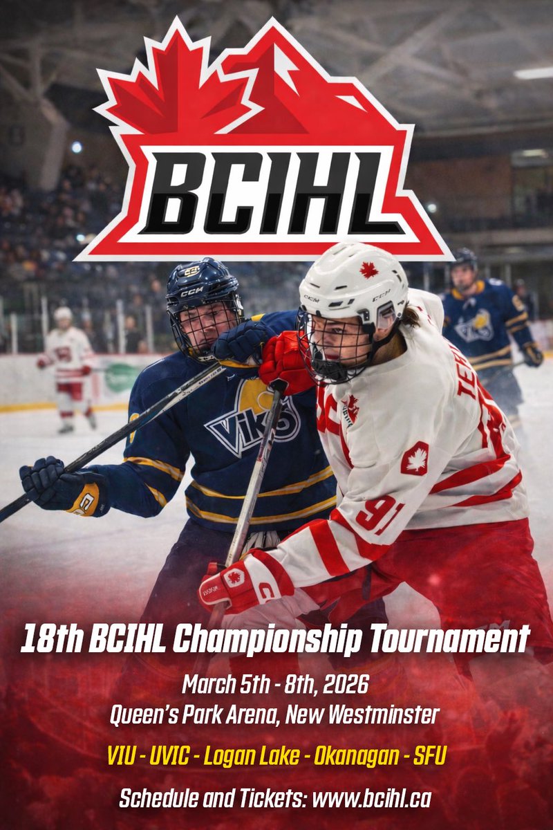 British Columbia Intercollegiate Hockey League tweet media