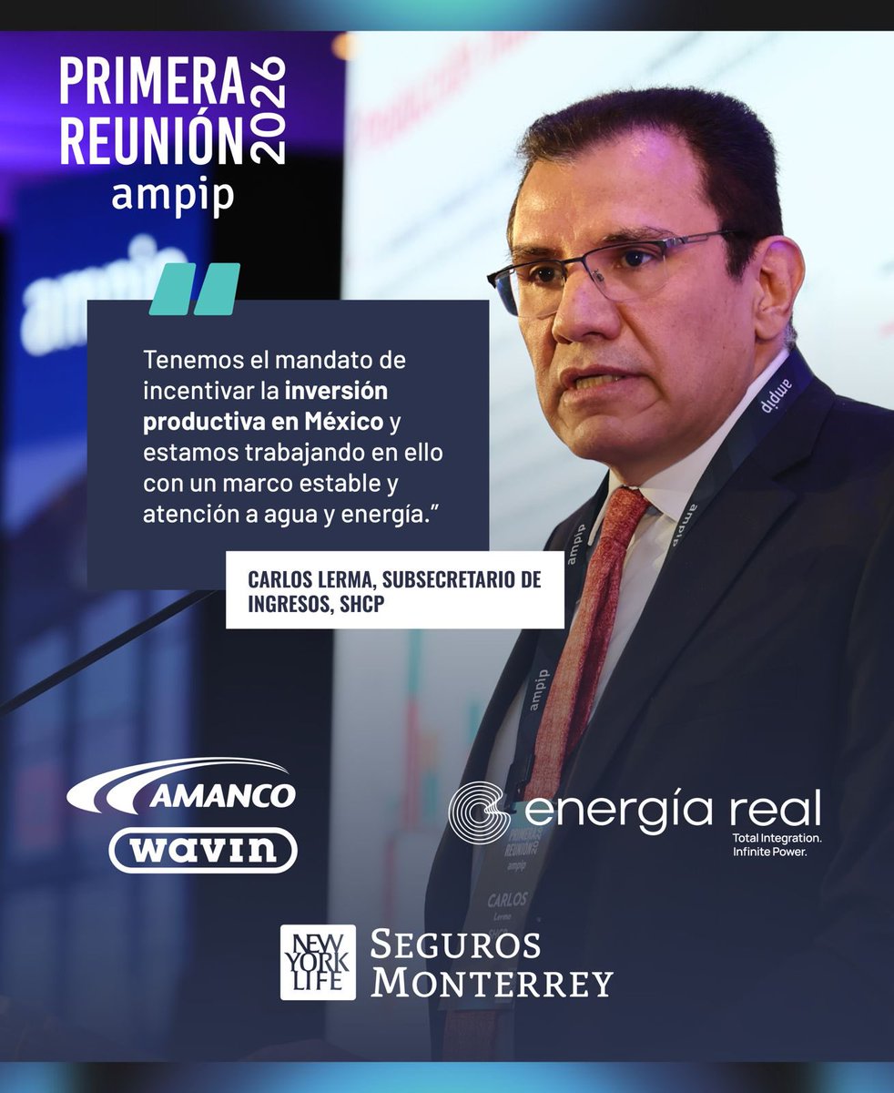 AMPIP Asociación Mexicana de Parques Industriales tweet media