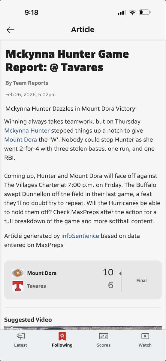 Mckynna Hunter tweet media