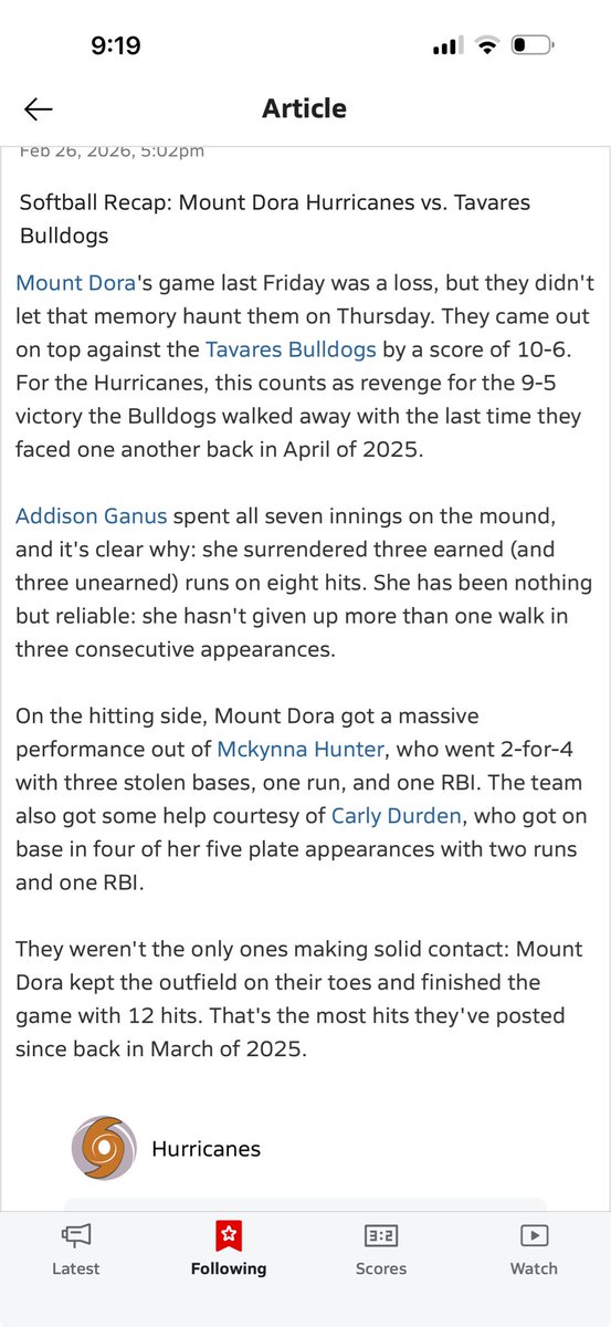 Mckynna Hunter tweet media
