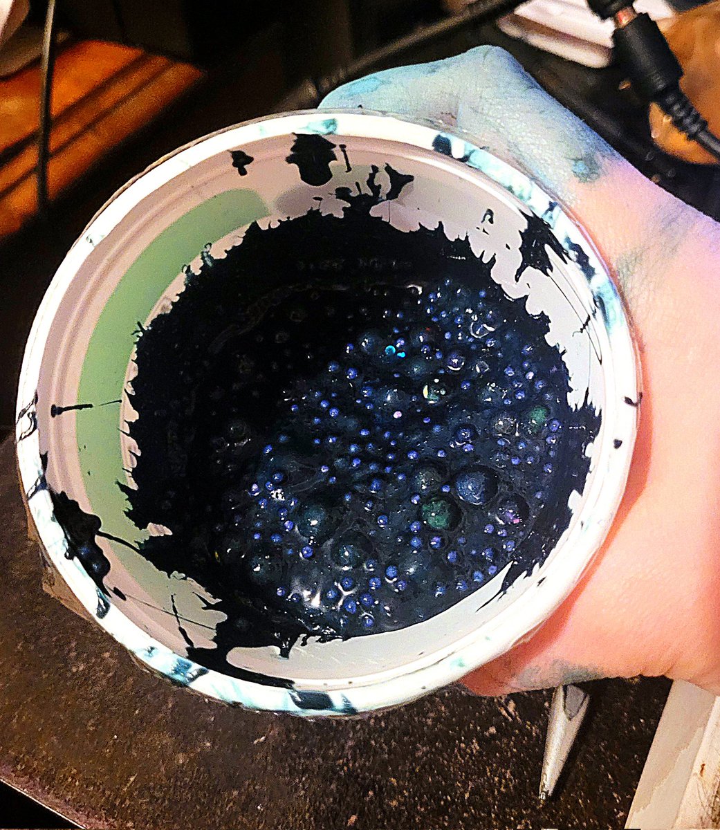 MaskedRabbitt's tweet photo. I made this wretched slime at a school event a few days ago.... I feel very maternal over my creation https://t.co/w0JmBqZYd7