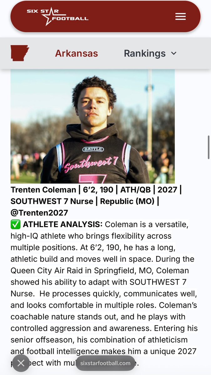 Trenten “TD” Davis Coleman tweet media