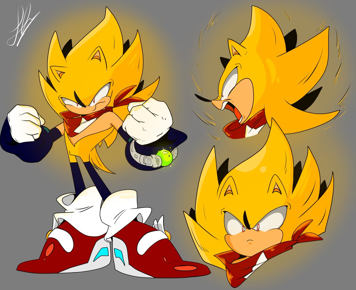 Super Sonic (Sonic Star ) #sonicau #SonicTheHedgehog #sonicfanart