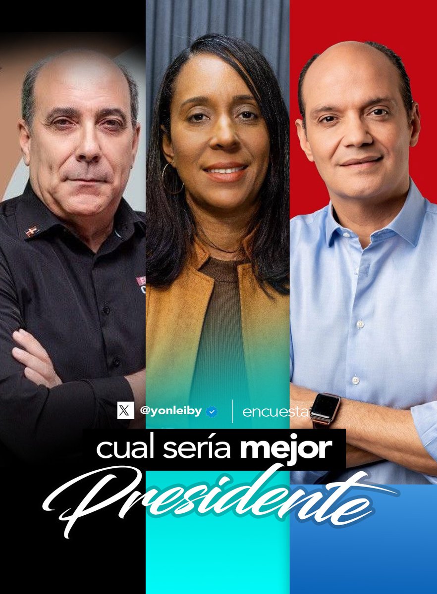 yonleiby's tweet photo. ¿Cual crees seria mejor presidente/a?
#RanfisTrujillo
#YadiraMarte
#RoqueEspaillat 

#yonleiby #noticias https://t.co/ZC1twQQx9J