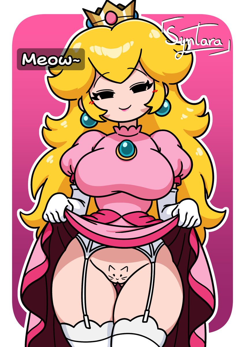 Princess Peach - Royalty with whiskers 👑🐱

#PaperMario #PrincessPeach