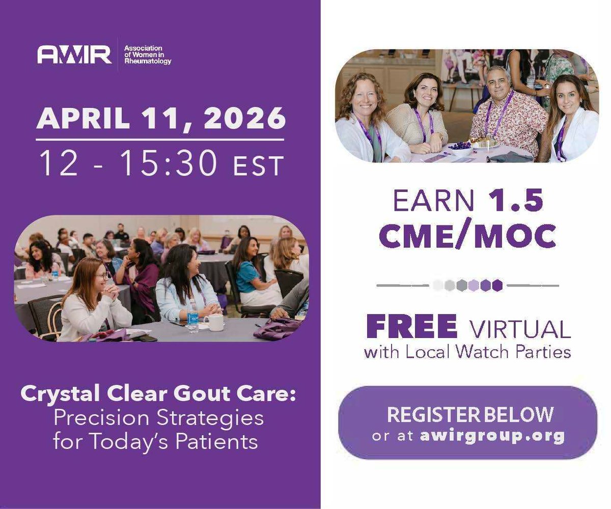 Association of Women in Rheumatology tweet media