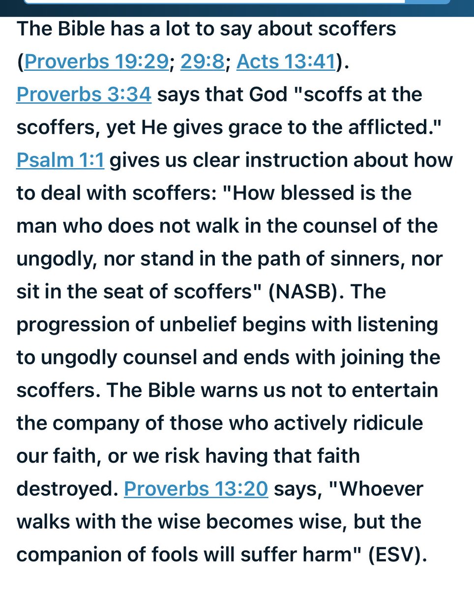 Eyes4Eternity's tweet photo. @ThomasSowell Every knee will bow.

What does the Bible say about Scoffers? https://t.co/GlpgQ3tmuu
#Christianophobic https://t.co/POQrYOwjCI