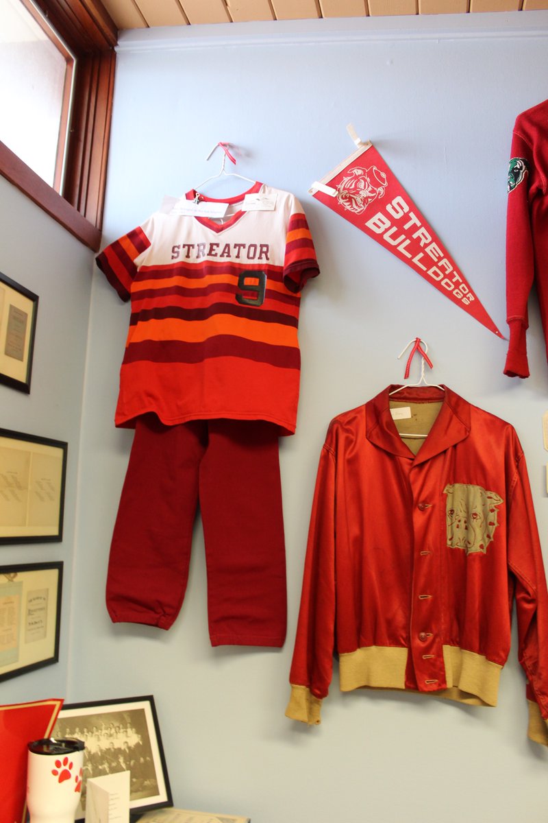 CodyCutter35's tweet photo. Last post of the day. I was very, VERY impressed w/ the HUGE local history collection @ the Streatorland Historical Museum – from unique glass products, small business artifacts, and a uniform from the '83 Bulldogs state champ softball team. Sight evokes memories.
#CodysRoadTrips https://t.co/q0CSe77Ta2
