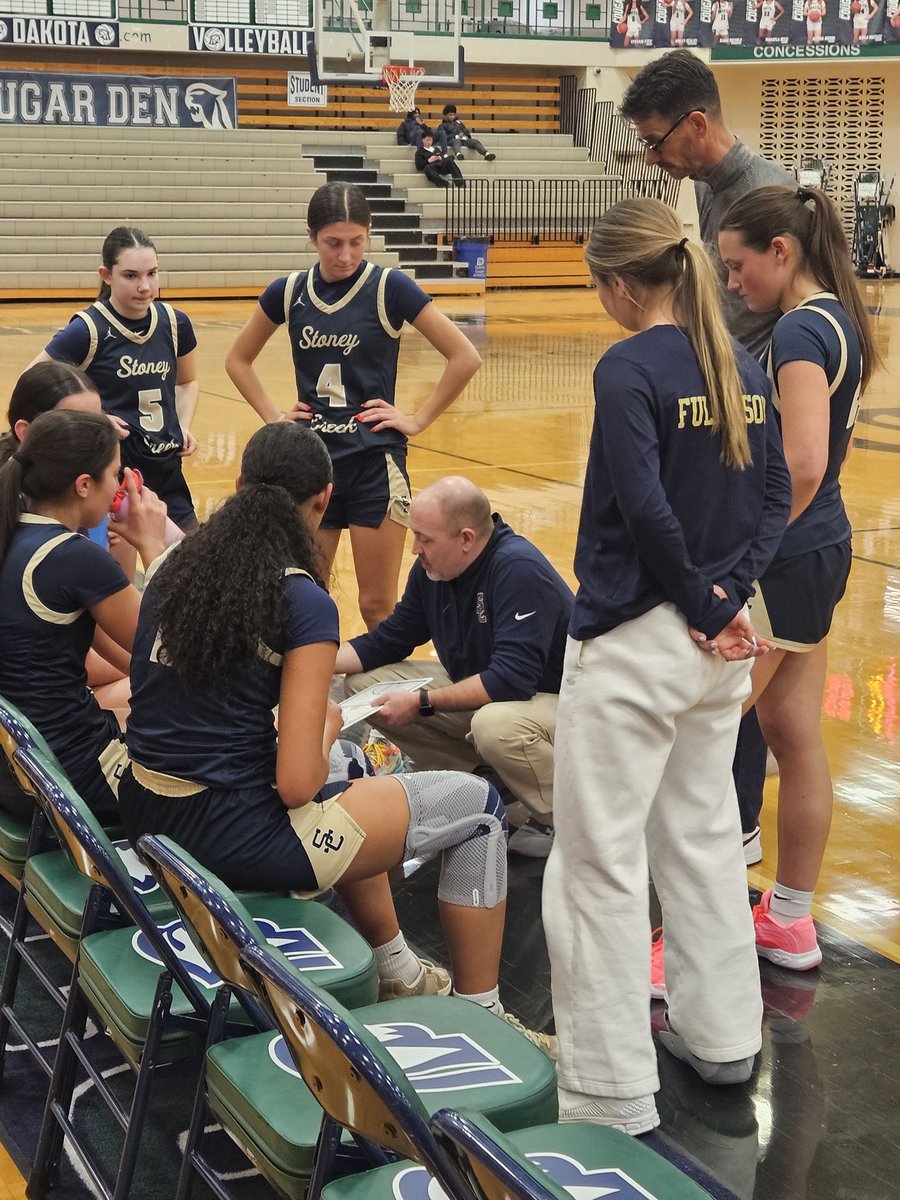 CoachKluzak's tweet photo. Great Win by the Girls on the road at Dakota to finish the regular season! @WeAreSCHS @StoneyCreek_AD https://t.co/3PW6U7PKBJ
