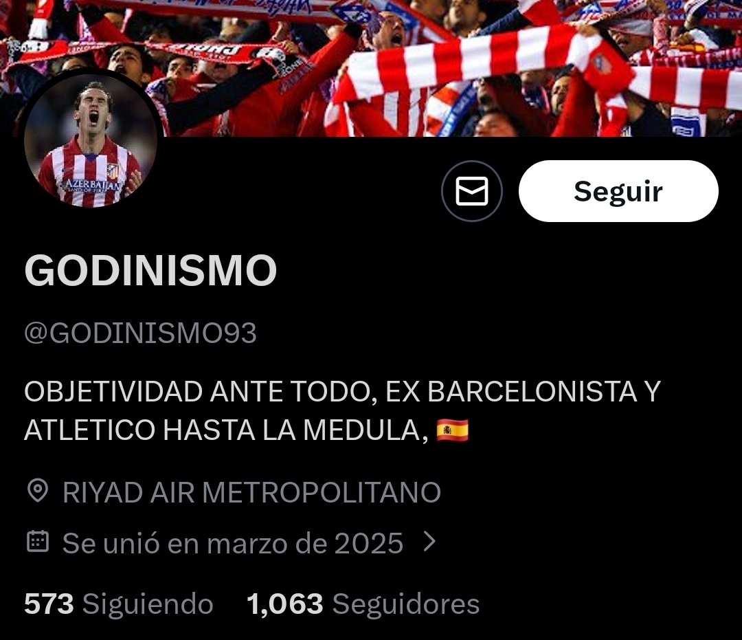 Es gracioso que <a href="/Mario___RM/">(fan) Mario</a>  Tenga Cuenta secundaria haciéndose pasar por Fans del Atlético de Madrid Jaja