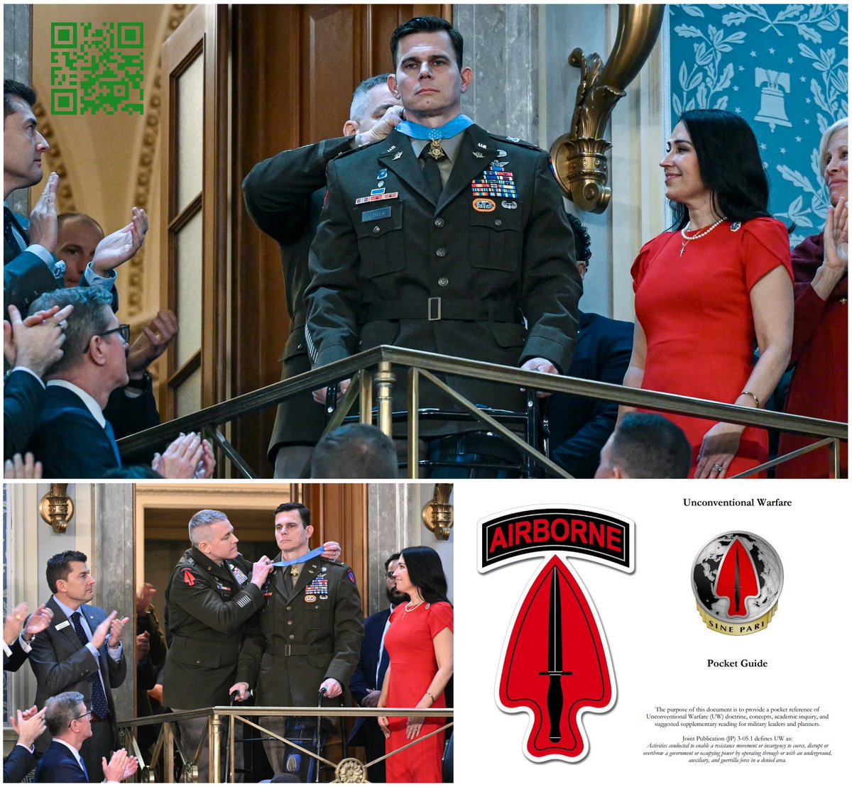SPEC OPS Command Awards Medal of Honor
🪖🚁🎖️🏅🪖🚁🎖️🏅🪖🚁🎖️🏅🪖🚁🎖️🏅
x.com/NotOpCue/statu…

Chief Warrant Officer 5 Eric Slover pf 160th Special Operations Aviation Regiment (Night Stalkers <a href="/Go160thSoar/">Go160thSOAR</a>) was awarded the Medal of Honor by Lt. Gen. Jonathan Braga (Joint