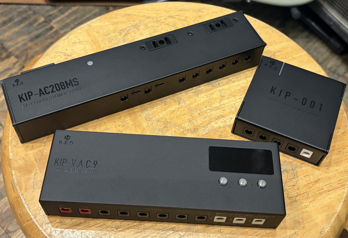 商品情報！】K.E.S KIP-001, KIP-V.A.C.9, KIP-AC208MS LTD BLK 大定番