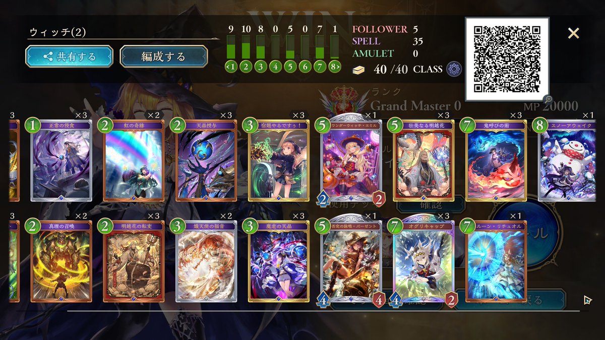 Atomu_sv's tweet photo. OTKウィッチで半分以上MP盛ってグラマス！
許されていいわけない強さでクソ楽しかった
ありがとうございました https://t.co/3eoXj4qKqI
