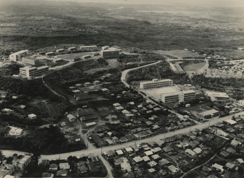 【中古】 琉球大学（2005） 1955年頃 琉球大学首里キャンパス全景（那覇市） 現在の沖縄県立芸術