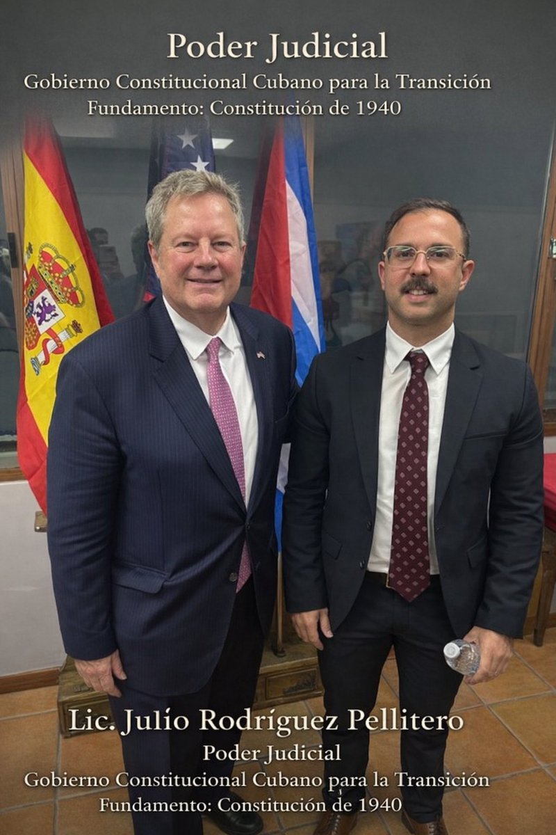 GTransicion's tweet photo. @MikeHammerUSA @USEmbCuba #C40 #PARLAMENTOC40 Presencia jurídica constitucional cubana en Europa.
Reunión institucional con el Embajador Mike Hammer en favor del restablecimiento democrático de Cuba.
#CubaLibre #Democracia #GCCT https://t.co/oYLihKqLuH