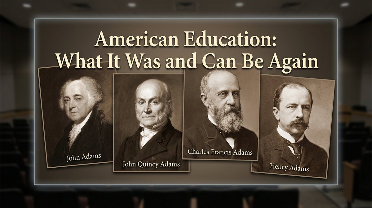 CAPerrin's tweet photo. The talk I gave yesterday at the Great Hearts Symposium in Tempe, AZ: American Education: What It Was and Can Be Again, by @CAPerrin https://t.co/xl9ufQes5f https://t.co/CdoVDOGdI0
