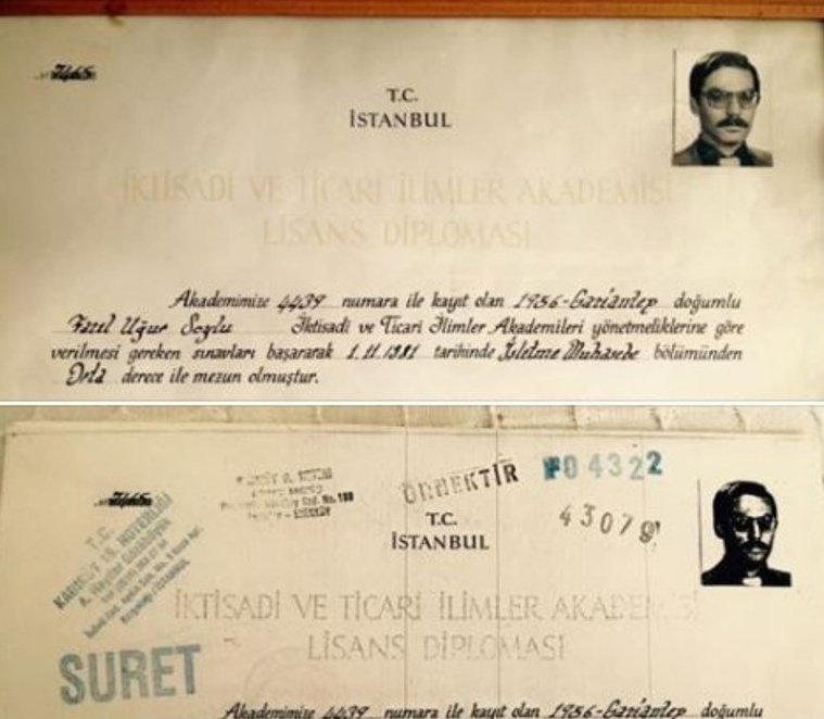Sadece İstanbul İmam Hatip Okulu mezunu olan Erdoğan bu okulun kütük defterinde oradan hangi okula gittiği bölümü BOŞ Yani eğitim hayatı o kadar 
1981 de olması gereken diploma örneği de aşağıda 
GEREKEN YAPILMALI 
#deprem #sallandık TRT