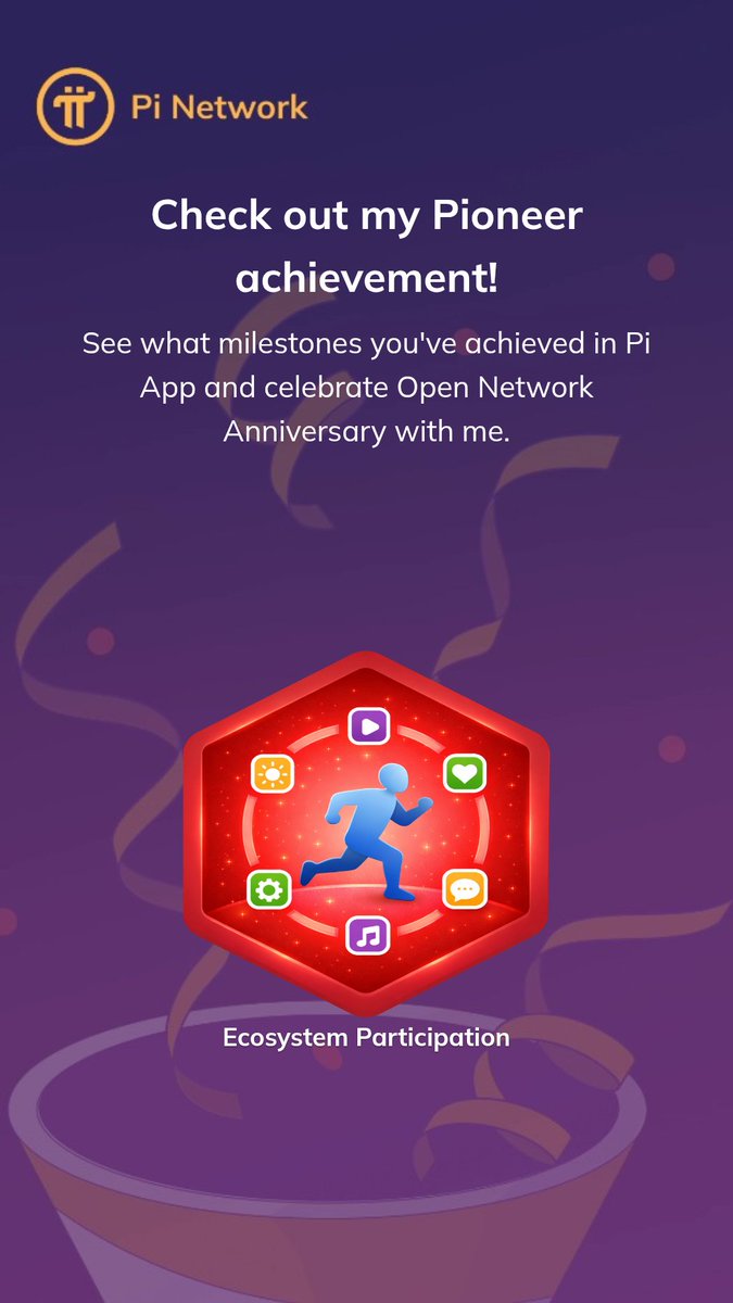 Post your badge on a social media platform (Fireside Forum, X, Instagram, etc.) using #PiOpenNetwork. After sharing, return here and submit your post link to enter the raffle.