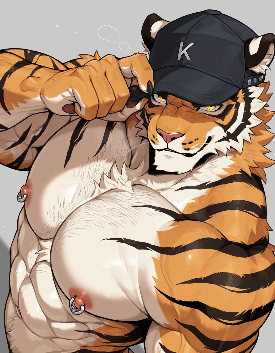 TadatomoAI's tweet photo. Care to let me show you a good time?
Character : Tiger
#Furry #AIart https://t.co/j4TTduHDoK