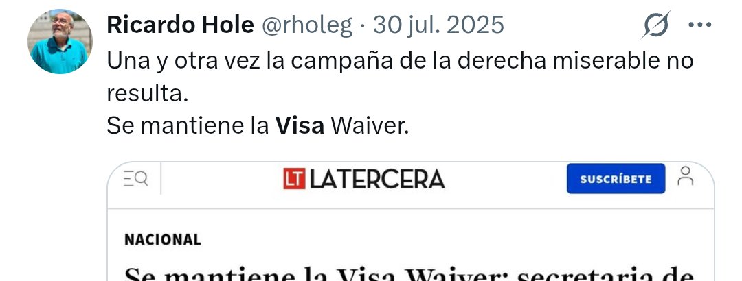 Don Ricardo estuvo preocupado hace poquito.