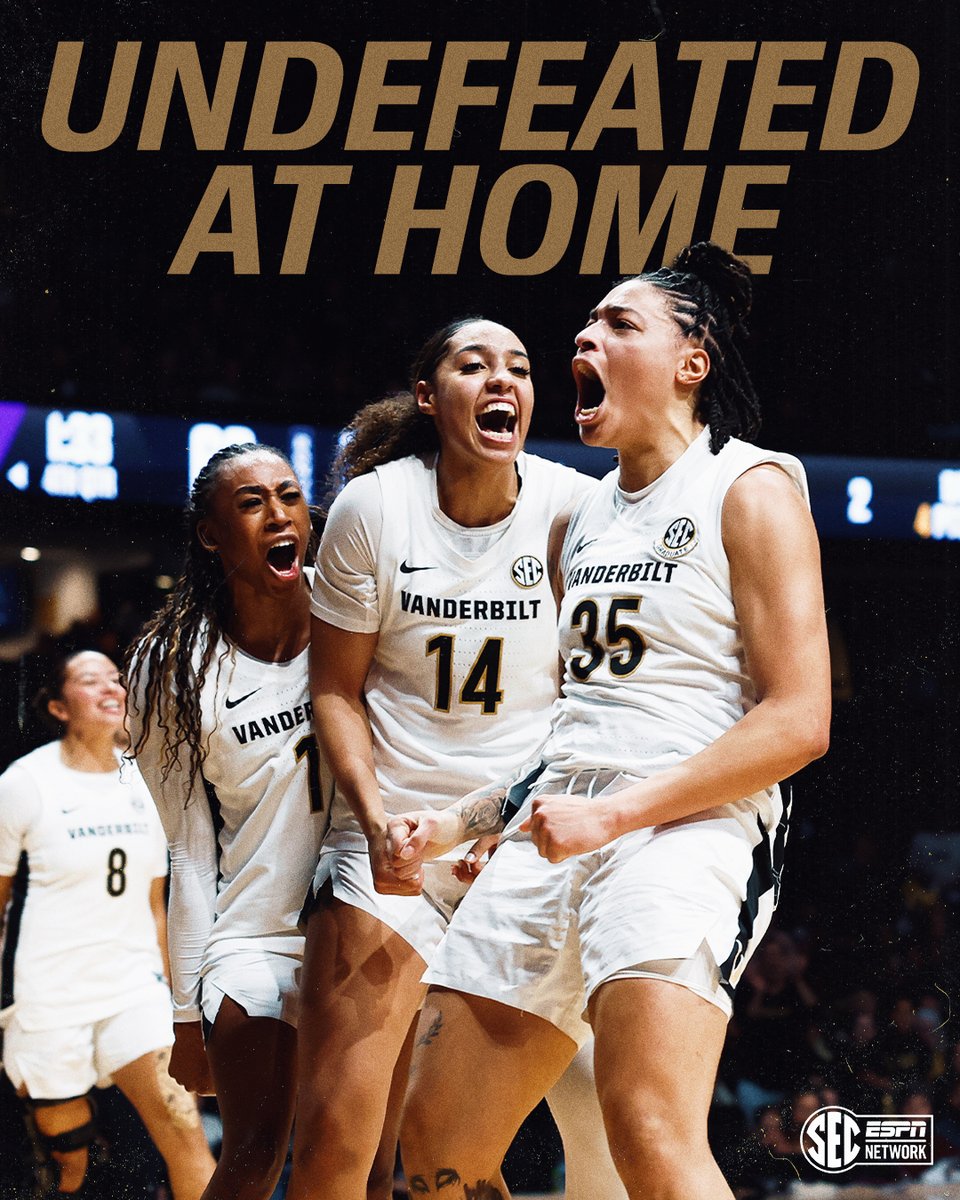 16-0 IN MEMORIAL ⚓ 

For the first time in program history, the Commodores don't drop a game at home 👏