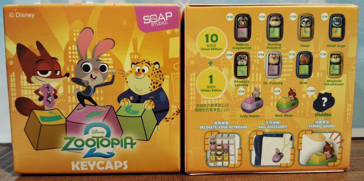 入荷情報】 『ディズニー ズートピア2』 ブラインドボックス キー