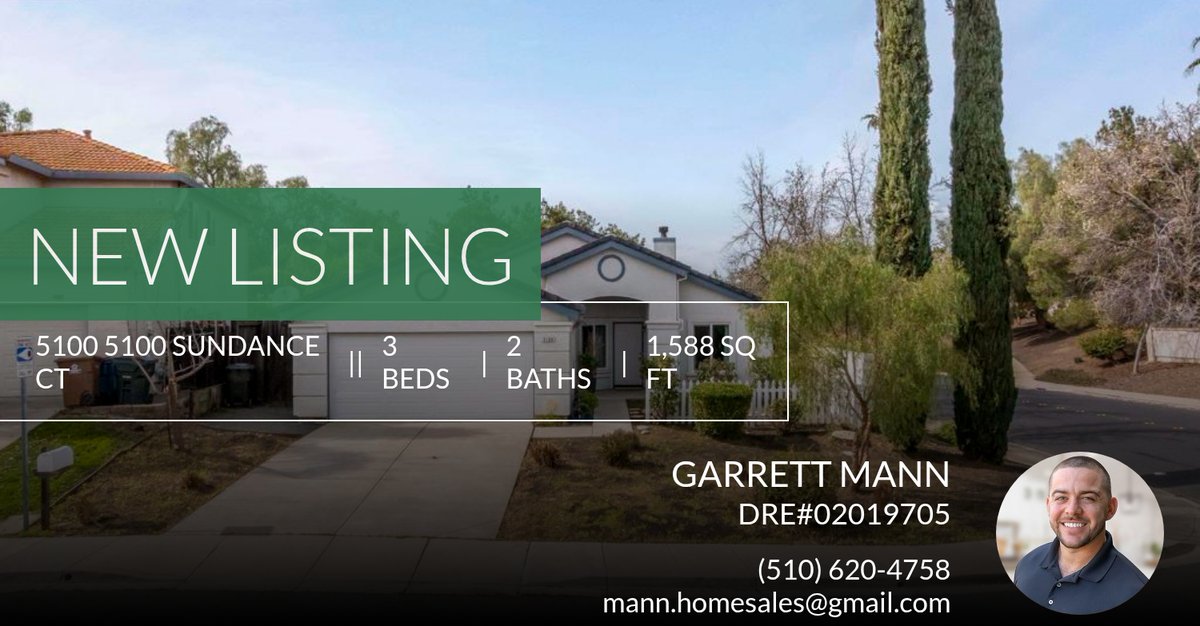 realgarrettmann's tweet photo. 📍 New Listing 📍 Take a look at this fantastic new property that just hit the market located at 5100 5100 Sundance Ct in Antioch. Reach out here or at (510) 620-4758 for more information https://t.co/K9Xwq4696o https://t.co/kUw9eQrCCR