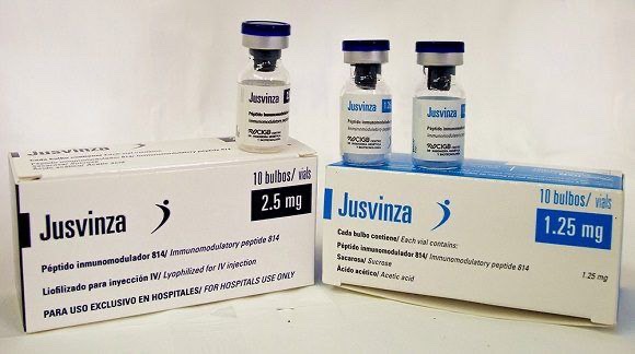dpinardelrio's tweet photo. Jusvinza es un producto terapéutico innovador desarrollado por el Centro de Ingeniería Genética y Biotecnología (CIGB) como resultado de años de investigaciones de la institución en el proyecto de autoinmunidad e inflamación. https://t.co/CPMxb1xcTg