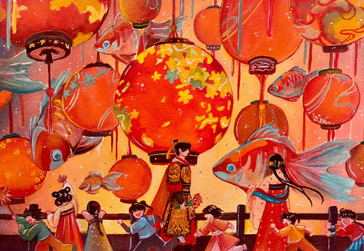 peanutz_art's tweet photo. HI, I'm Indonesian and I like to tell a whimsical story with bright colors 🎨🍊 https://t.co/tgMibcnKUX