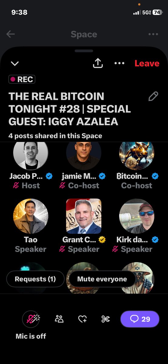Repost so your favorite speaker Drops in the Space
@dotKrueger @jamieminer9 <a href="/jprice614/">Jacob Price</a> @bitbybitbullish <a href="/BTCTonight/">BitcoinTonight</a>
#Bitcoin  

x.com/jprice614/stat…