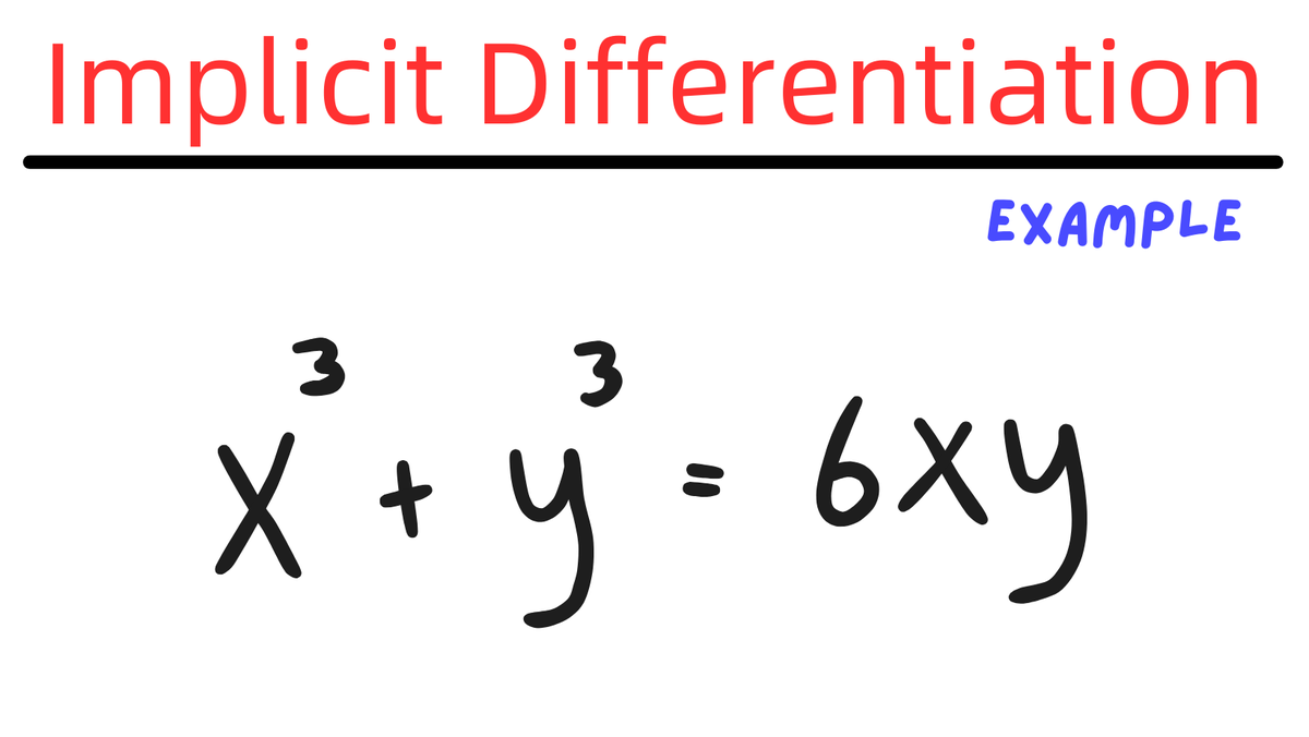 Engineer4Free's tweet photo. Implicit Differentiation Example #2: https://t.co/xGl4ldnhlQ

#calculus #math #learnmath #learncalculus #studymath #studyengineering #engineeringstudents https://t.co/zRYi5NYJv4