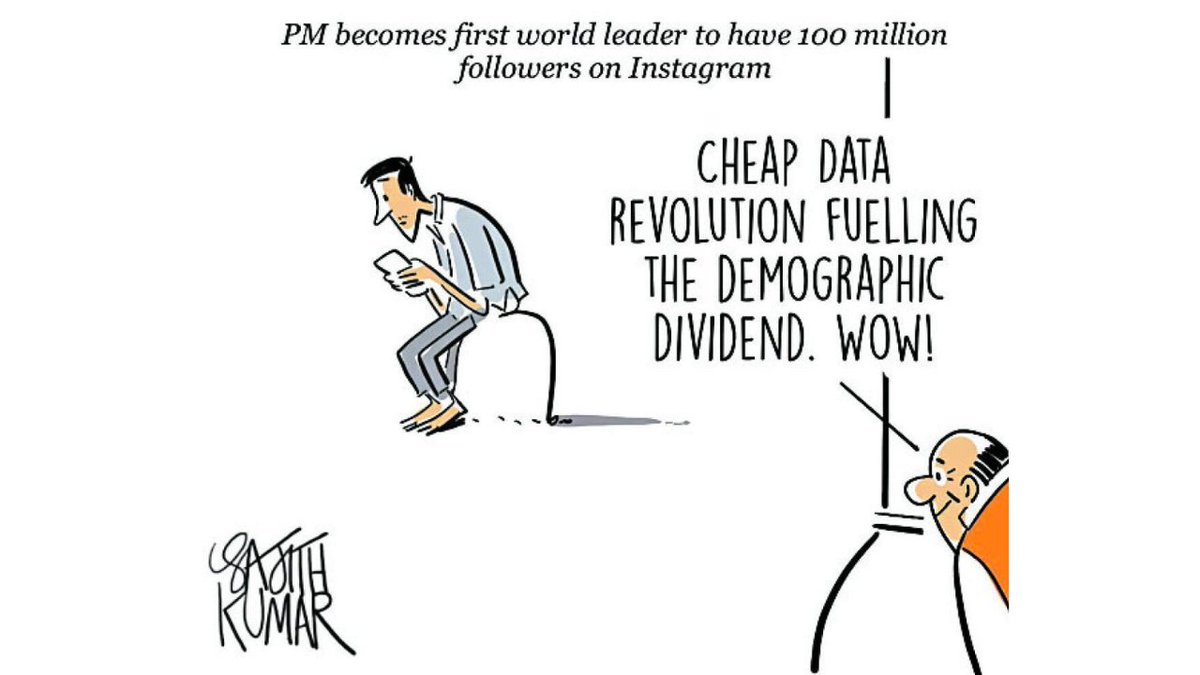 DeccanHerald's tweet image. #DH Toon | 'Cheap data revolution'

#Opinion #IndiaNews 

ow.ly/chWO50YmMXU